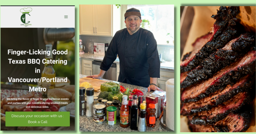 Personal Chef ready to cater a BBQ party in Portland, Oregon