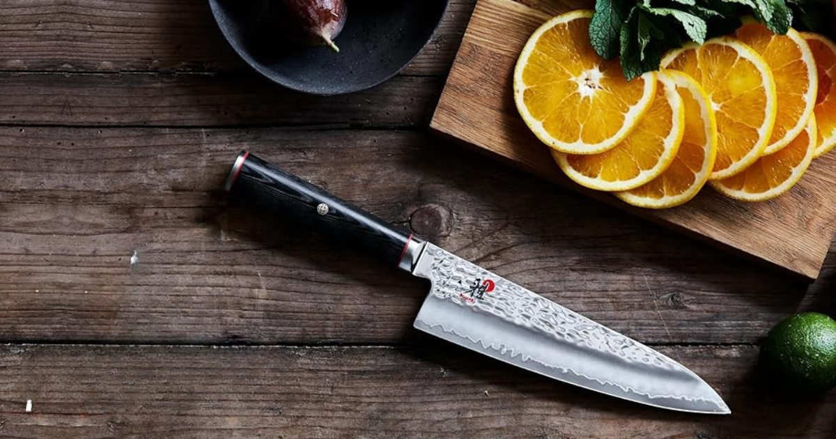 Miyabi Birchwood SG2 in a real kitchen