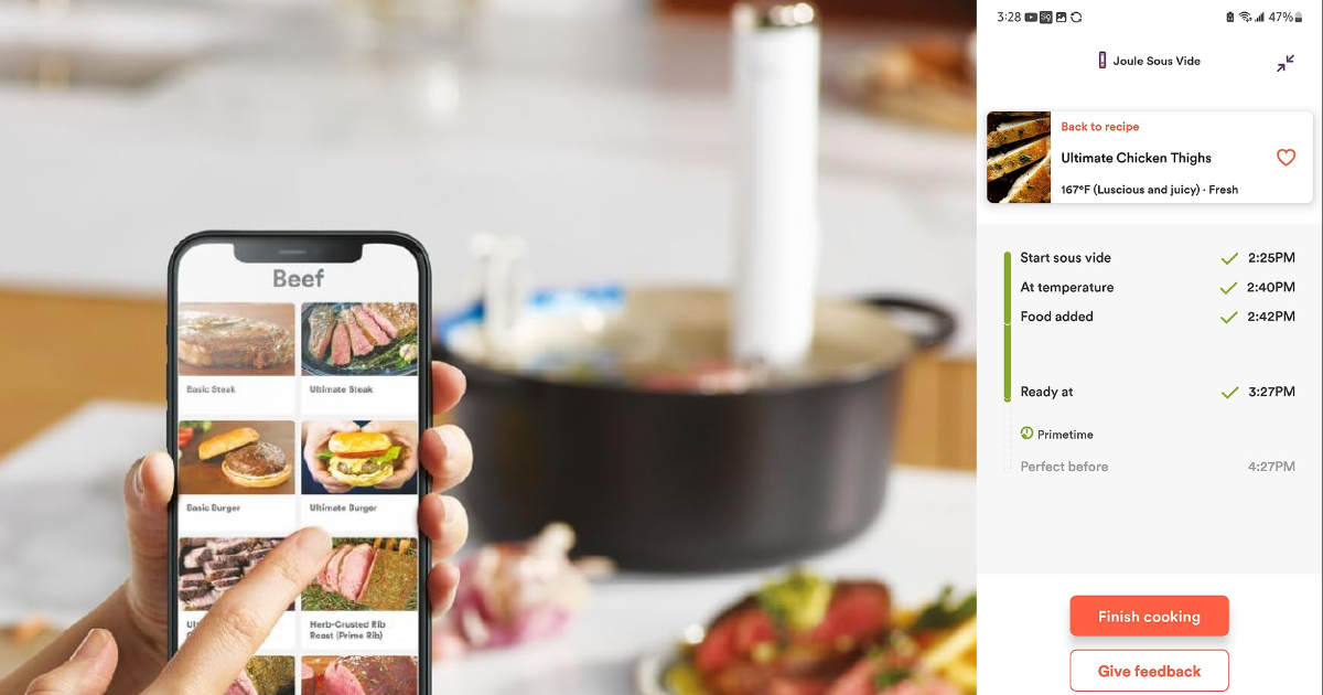 The user gets total control through the Joule app
