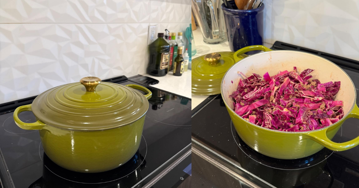 A customer bought Le Creuset Dutch Ovens