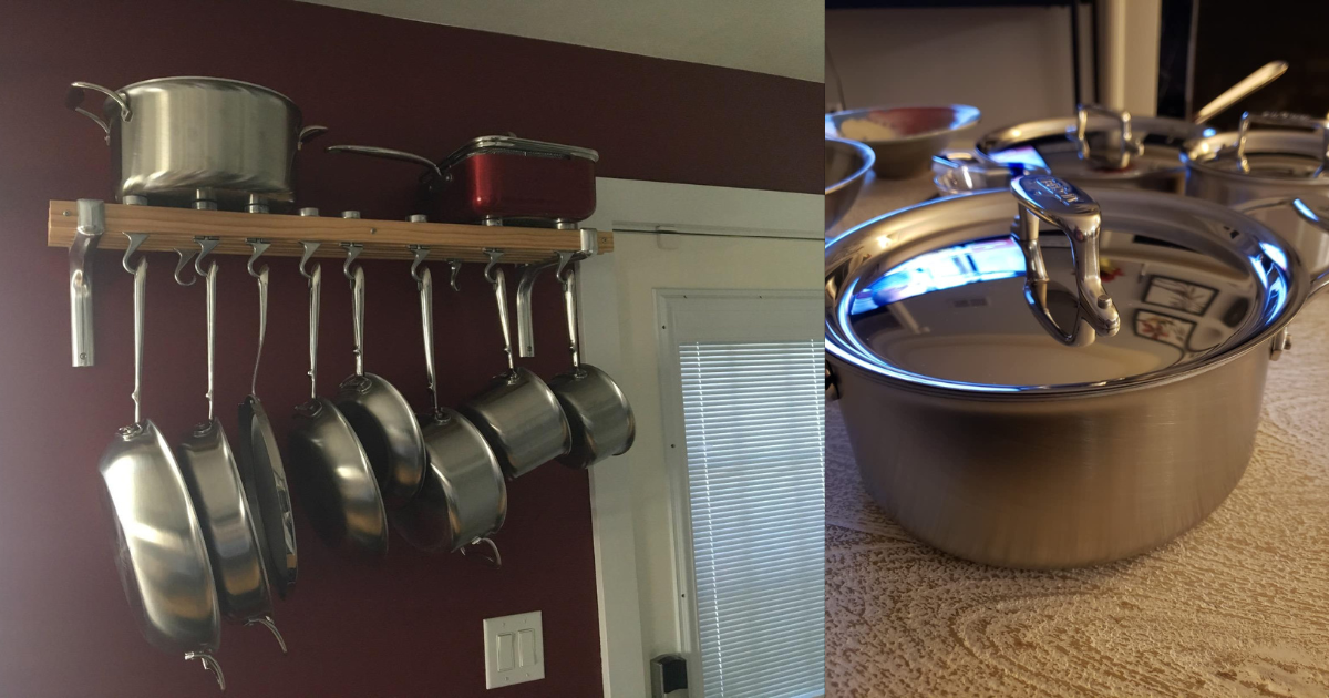 A customer bought All-Clad D5 cookware