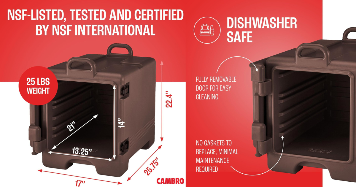 Capacity of Cambro UPC300
