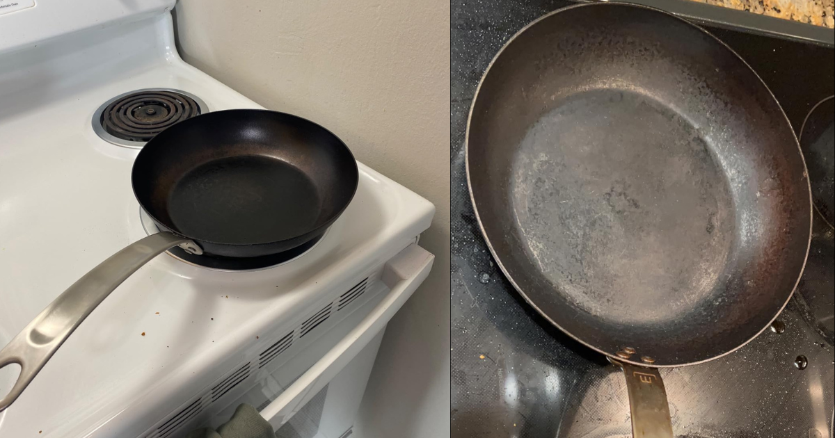 Maintenance of the Made In Carbon Steel Fry Pan
