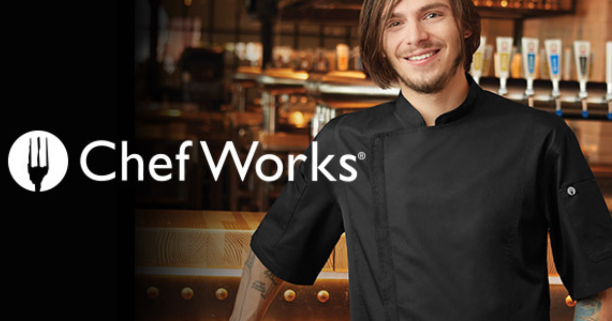 Custom embroidery on Chef Works coat