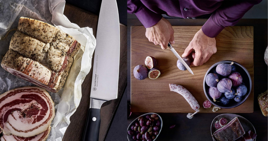 Kitchen performance of German and Japanese knives