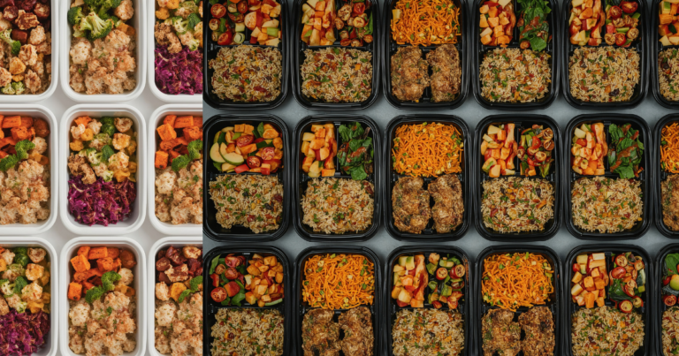 Meal prep for vegan lunches