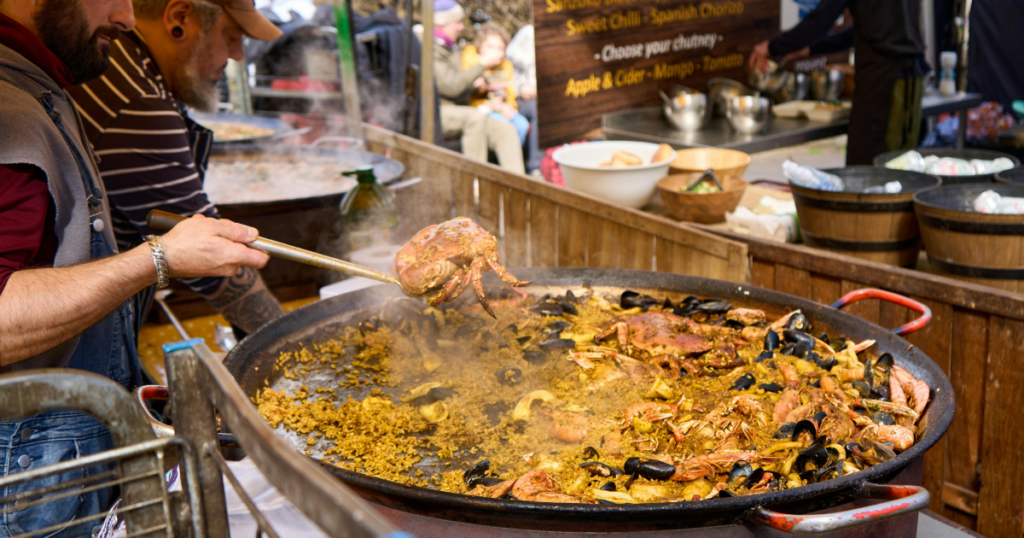 First live paella party 